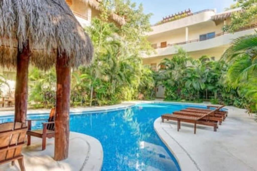 Condo Complex With An Alluring Pool & Tropical Vibes By Stella Rentals! Tulum Ngoại thất bức ảnh